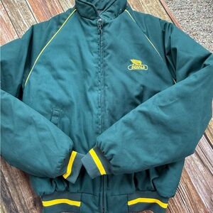 Vintage Dekalb Swingster Jacket with Yellow Accents